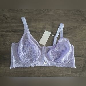 Women's Full Coverage Lace Plus Size Bra Size 40DDD - NWT